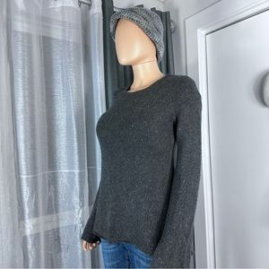 Women Sweater 100% cashmere, dark grey, size small ( see measurements pictures)